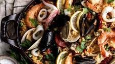 Seafood and Chorizo Paella