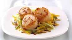 Seared Scallops with Garlic, Lemon And Parsley