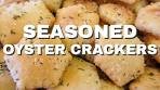 Seasoned OYSTER CRACKERS | Easy to make Party Munch ...