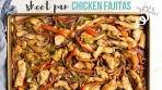 Sheet Pan Chicken Fajitas: 6 INGREDIENTS | The Recipe Rebel
