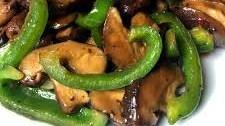 Shiitake Mushrooms Stir Fry with Peppers