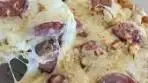 Shotzi Pizza…brown mustard sauce, sauerkraut and Falls ...