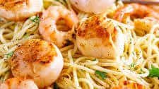 Shrimp and Scallop Pasta