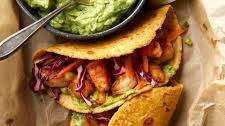 Shrimp Tacos with Avocado Crema