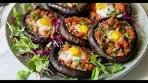 Siba's Stuffed Mushrooms With Quail Eggs Recipe