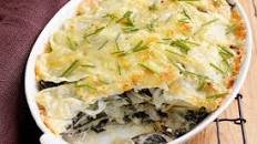 Silverbeet and potato gratin