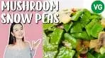 Simple BASON STIR FRY SNOW PEAS for beginners