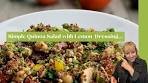 Simple Quinoa Salad with Lemon Dressing