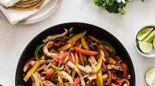 Skillet Turkey Fajitas