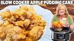 SLOW COOKER APPLE PUDDING CAKE Made easy with box ...