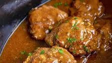 Slow Cooker Salisbury Steak