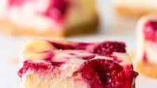 Small Batch Raspberry Cheesecake Bars