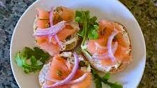 Smoked Salmon Bagels