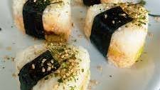 Smoked Salmon Onigiri with Chili Garlic Crunch