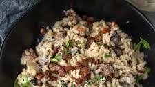 Smoked Sausage and Mushroom Risotto Recipe