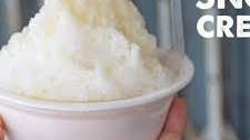 Snow Cream Recipe