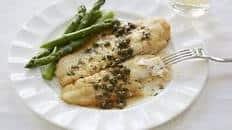 Sole with Lemon Caper Sauce