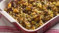 Southern Cornbread Dressing With Oysters and Sausage Recipe