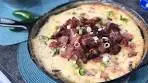 Southern-style smoked gouda-bacon grits casserole