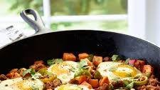 Southwestern Turkey-Sweet Potato Breakfast Hash