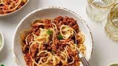 Spaghetti Bolognese using TVP