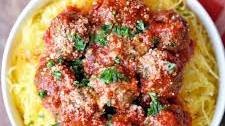 Spaghetti Squash and Meatballs