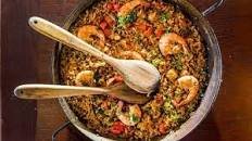 Spanish Seafood Paella with Saffron