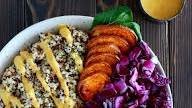 Spiced Chickpea Sweet Potato Buddha Bowl