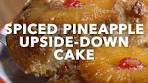 Spiced Pineapple Upside-Down Cake Recipe