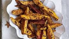 Spiced sweet potato wedges