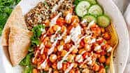 Spicy Chickpea Quinoa Bowls