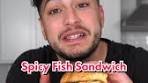 Spicy Fish Sandwich 😈 Insane #thegoldenbalance