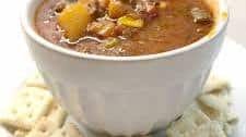 Spicy Hamburger Vegetable Soup