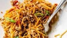 Spicy Hearts of Palm Noodles with Chicken