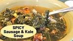 Spicy Italian Sausage and Kale Soup