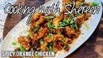 SPICY ORANGE CHICKEN | Cooking with Shereen