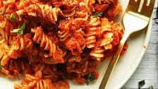 Spicy Red Pasta with Lentils