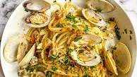 Spicy Spaghetti and Clams with Chili Garlic Breadcrumbs