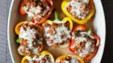 Spicy Stuffed Peppers with Ground Turkey