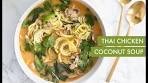 Spicy Thai Chicken Coconut Soup with Zoodles | Inspiralized