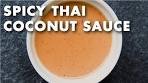 Spicy Thai Coconut Sauce Recipe Video