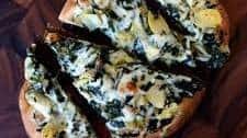 Spinach and Artichoke Flat Bread Pizza