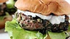 Spinach and Feta Burgers