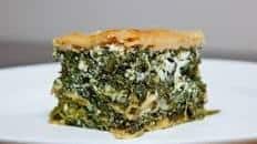 Spinach and Feta Lasagna (aka Spanakopita Lasagna)