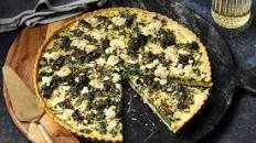 Spinach and Goat Cheese Quiche