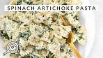 Spinach Artichoke Pasta