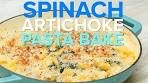 Spinach Artichoke Pasta Bake