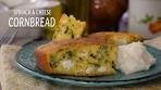 Spinach & Cheese Cornbread Recipe | Go Delicious