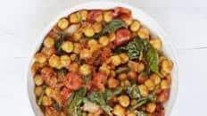 Spinach & chickpea curry