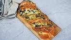 Spinach feta bread: quick, fluffy and super yummy!